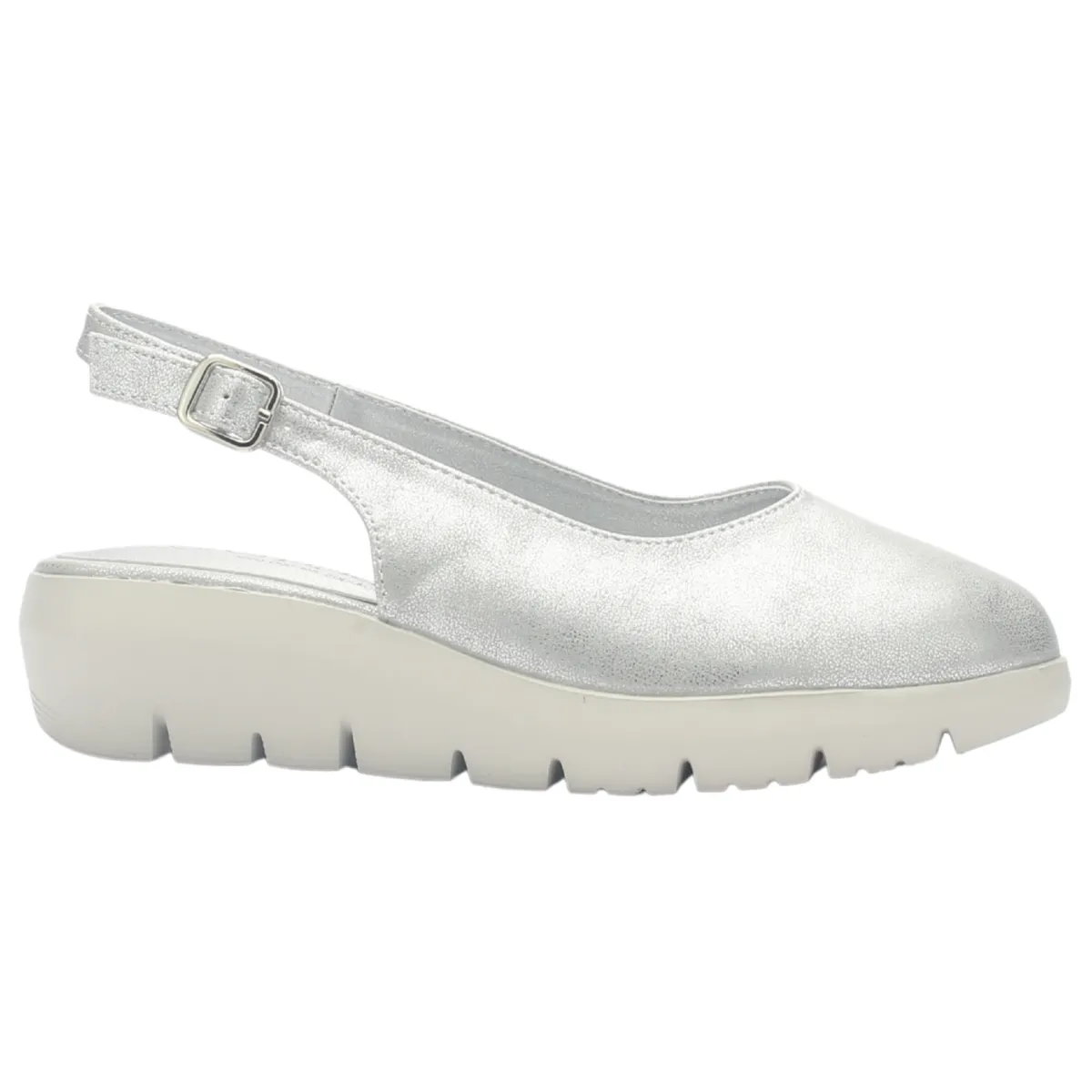 CHALADA - Zapato mujer Plateado Casual Chalada Marfak-1