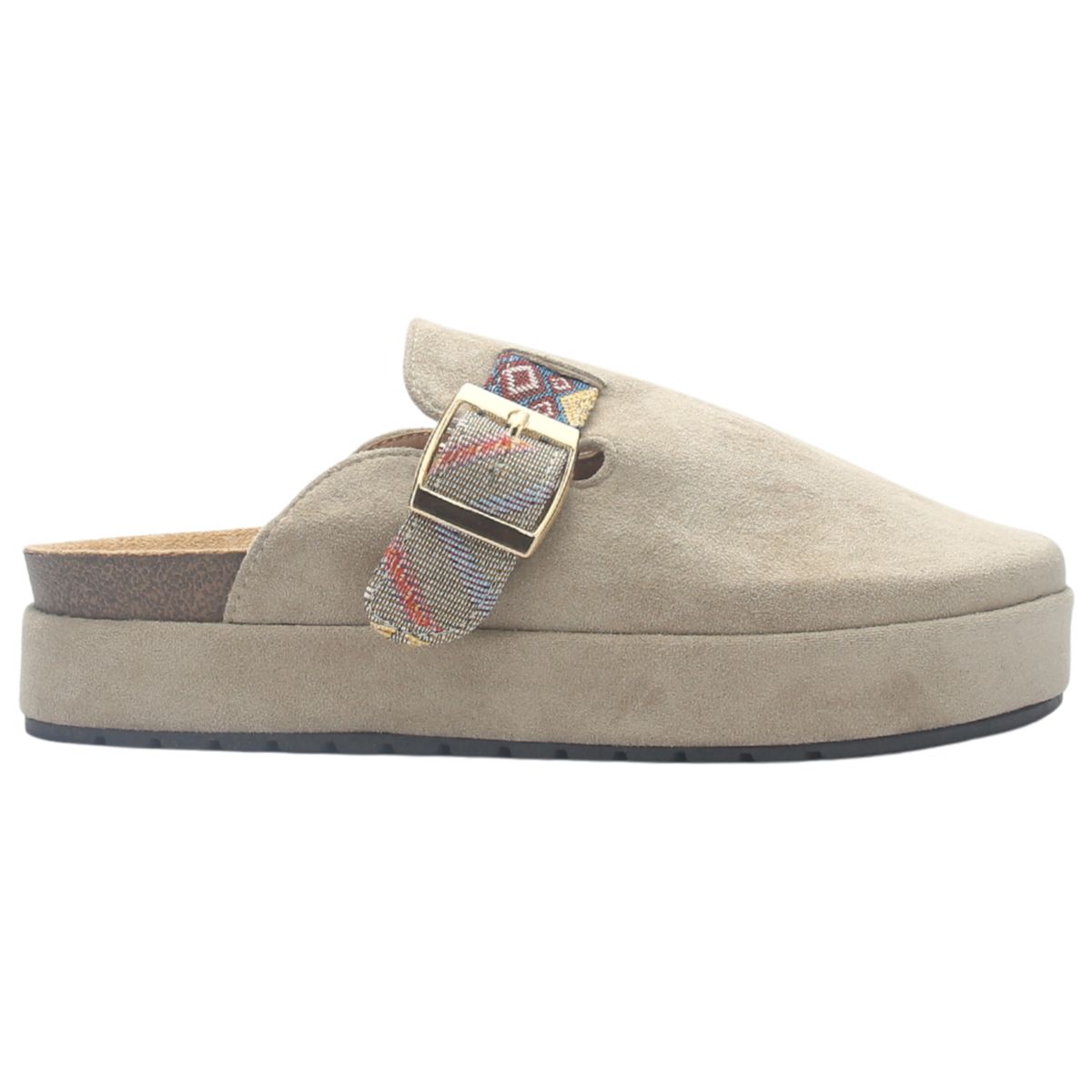 CHALADA - Zapato mujer Taupe Casual Chalada Risco-3