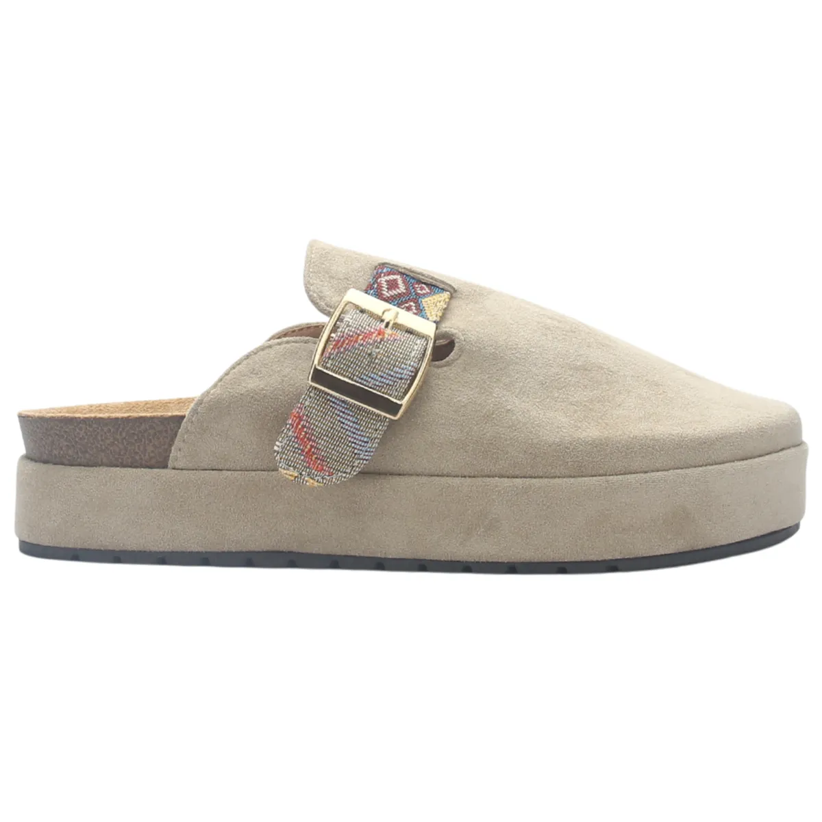CHALADA - Zapato mujer Taupe Casual Chalada Risco-3