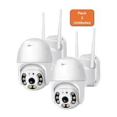 VIPA - Cámara Seguridad Exterior IP WIFI Full HD Robótica IP820 Pack 2 Unidades