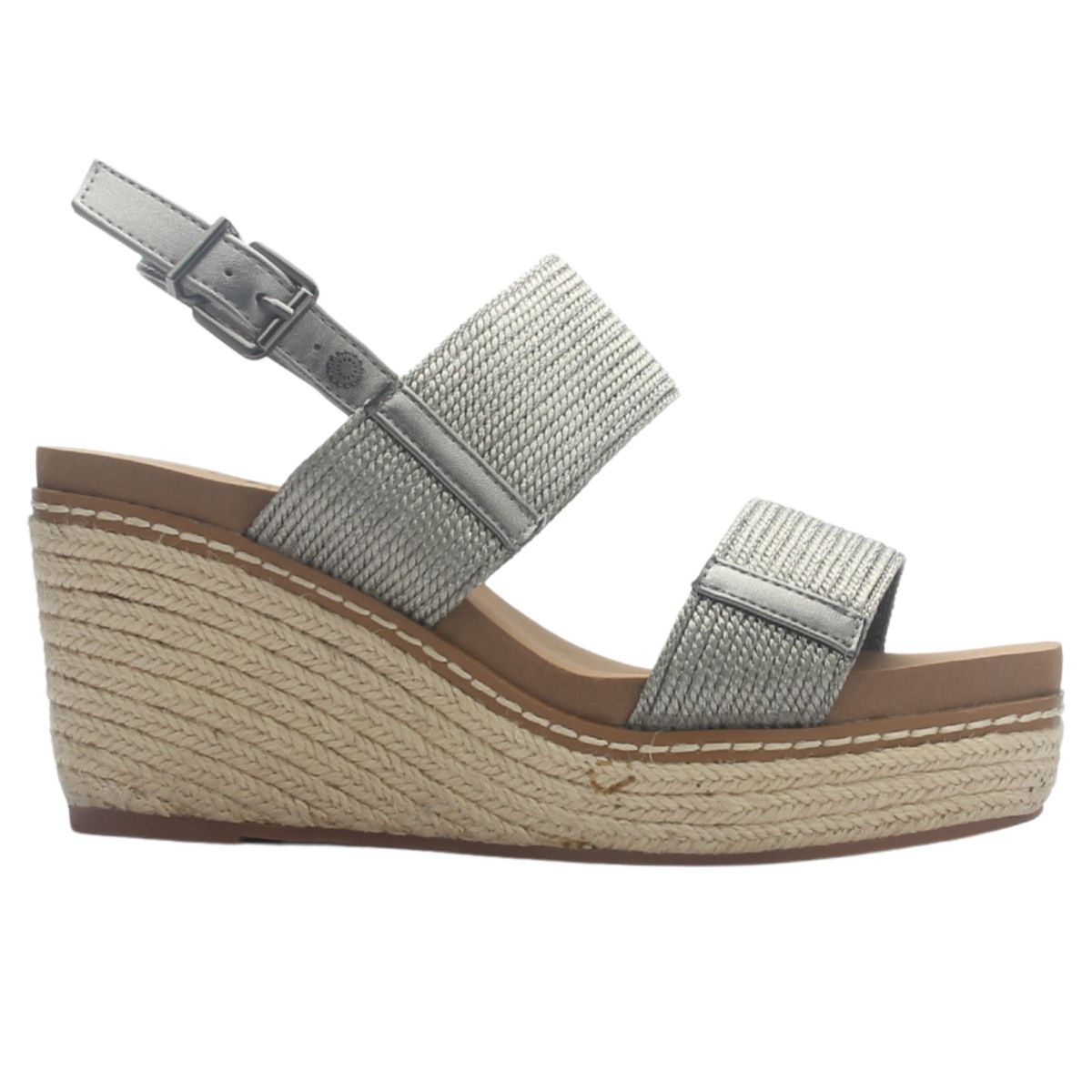 CHALADA - Sandalia mujer Plateado Casual Chalada Polefom-1