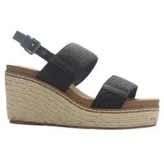 CHALADA - Sandalia mujer Negro Casual Polefom-1