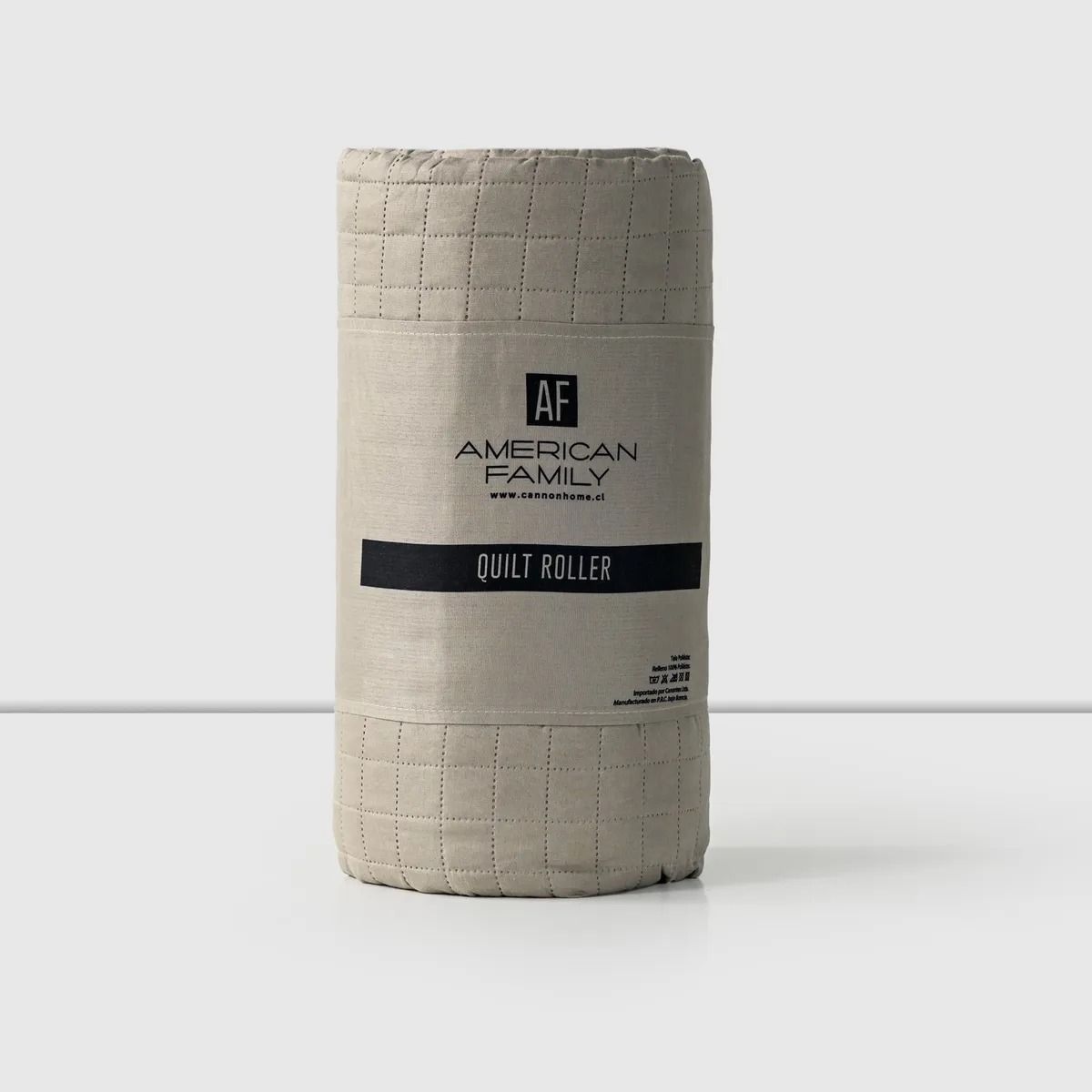 CANNON - Quilt Cannon Af Liso 15Plazas Roller Taupe