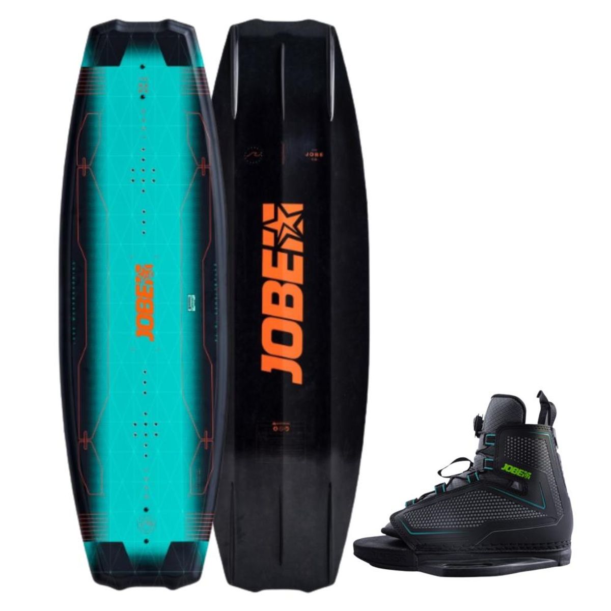 JOBE - Jobe Wakeboard Logo Series 138 con Fijaciones Maze 7-10