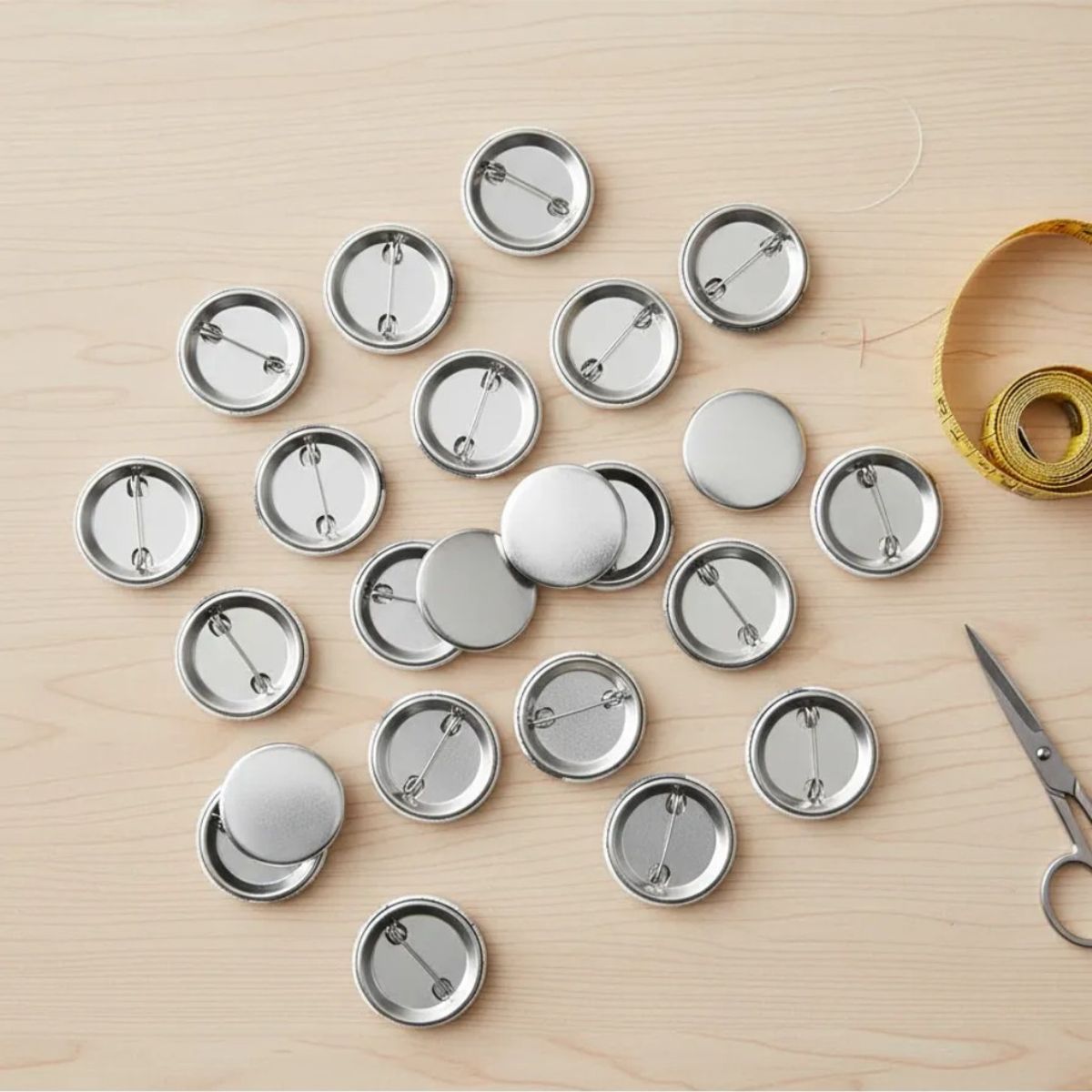 TODOK - Pack de 100 Chapitas Metálicas de 56mm