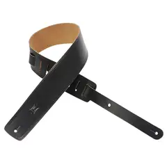 LEVYS - Correa Guitarra Eléctrica Cuero Negra 157 cm