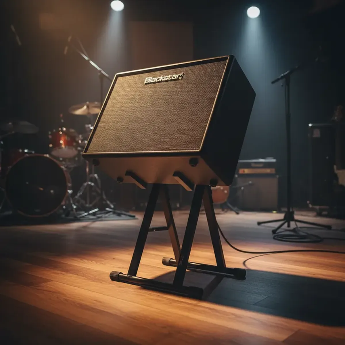 HAMILTON - Soporte Hamilton KB60A para Amplificador y Monitor Musical