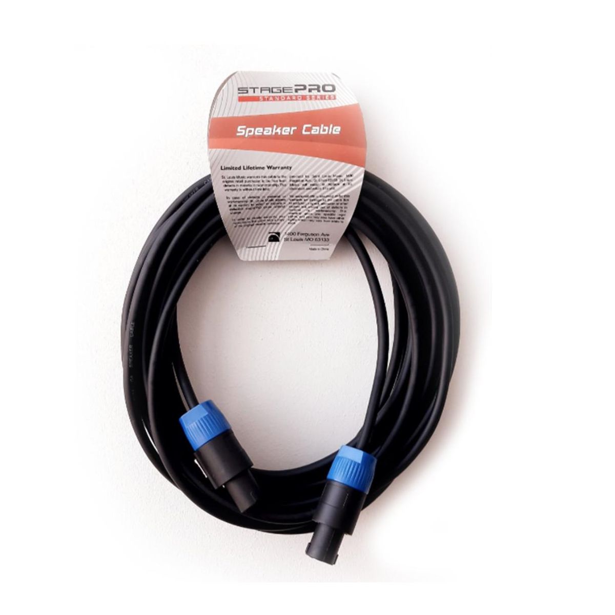 GENERICO - Cable de Parlante StagePRO 9m con Conectores Speakon