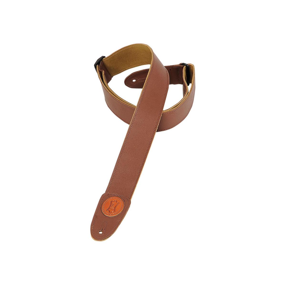 LEVYS - Correa Guitarra Eléctrica Cuero 5 cm Ajustable Brown