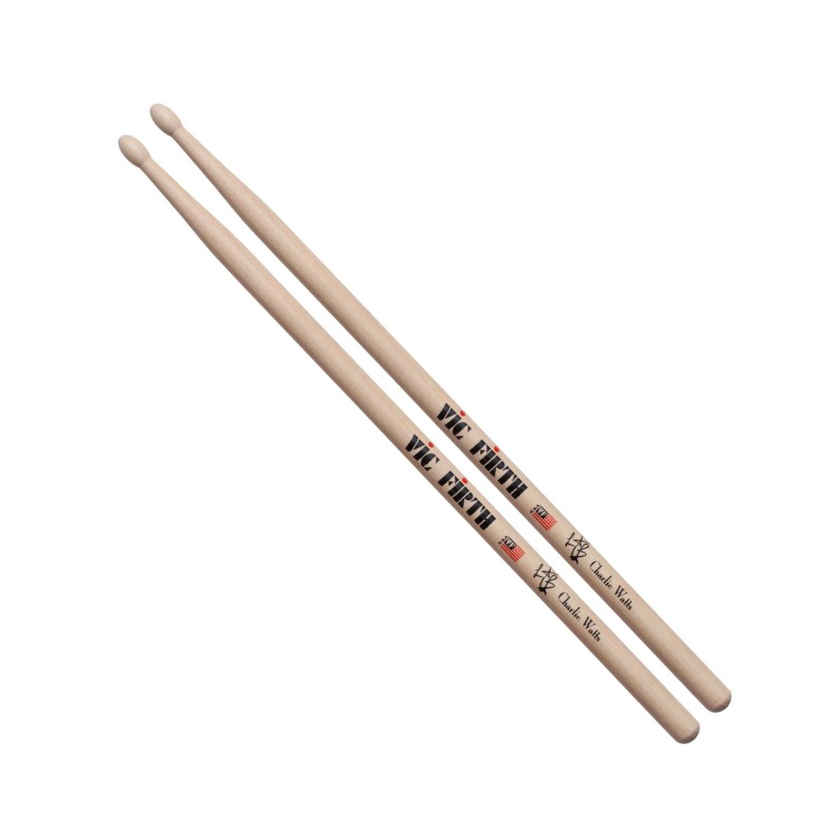 VIC FIRTH - Baquetas Vic Firth Charlie Watts Serie Autografiada