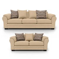 Living 7 Cuerpos 4+3 XL Con Resorte Estructural Grandón Chenille