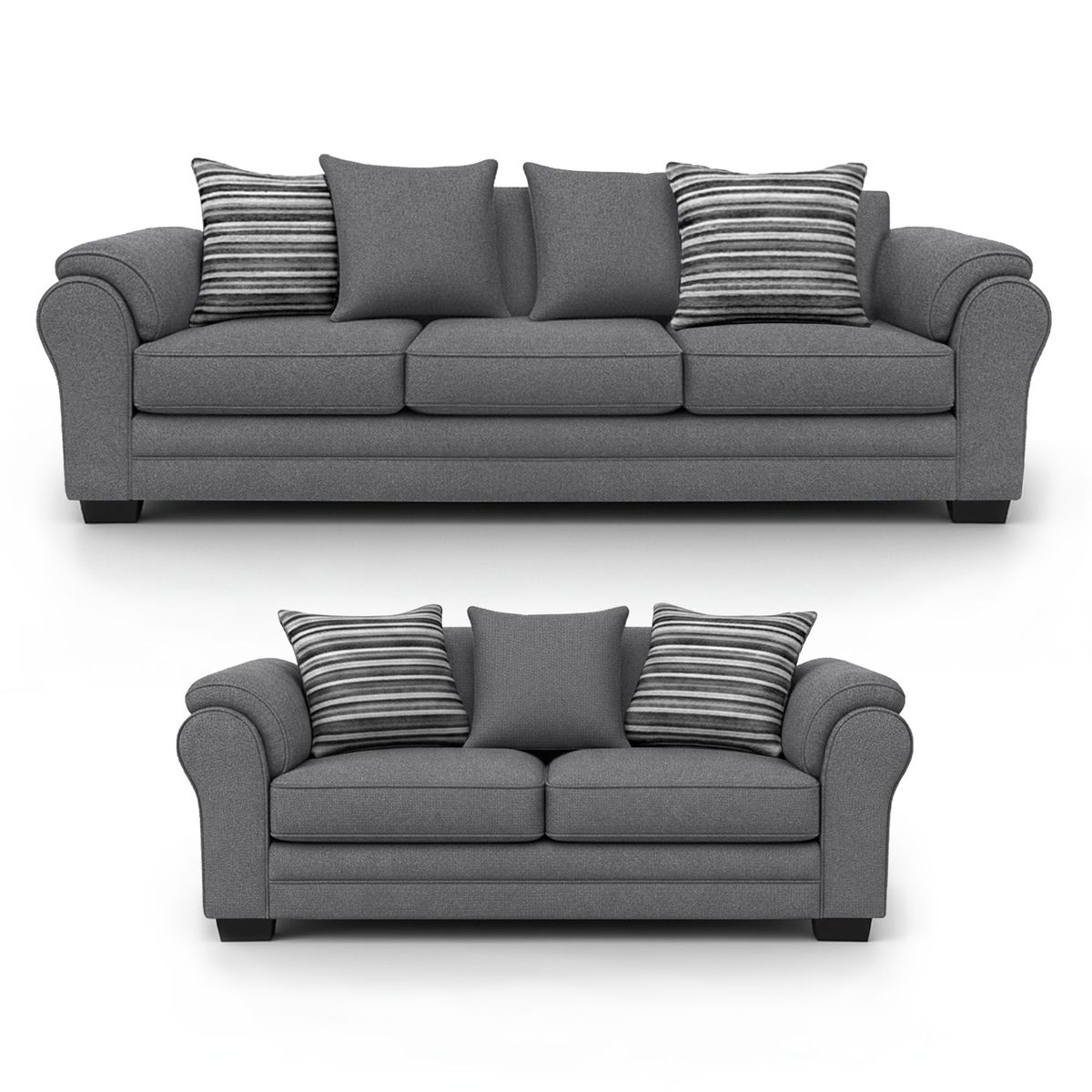 AMERICA DECORA - Living 7 Cuerpos 4+3 XL Con Resorte Estructural Grandón Chenille