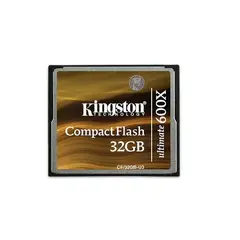 KINGSTON - Compact Flash 32gb 600x 90mbs Cf32gb-u3
