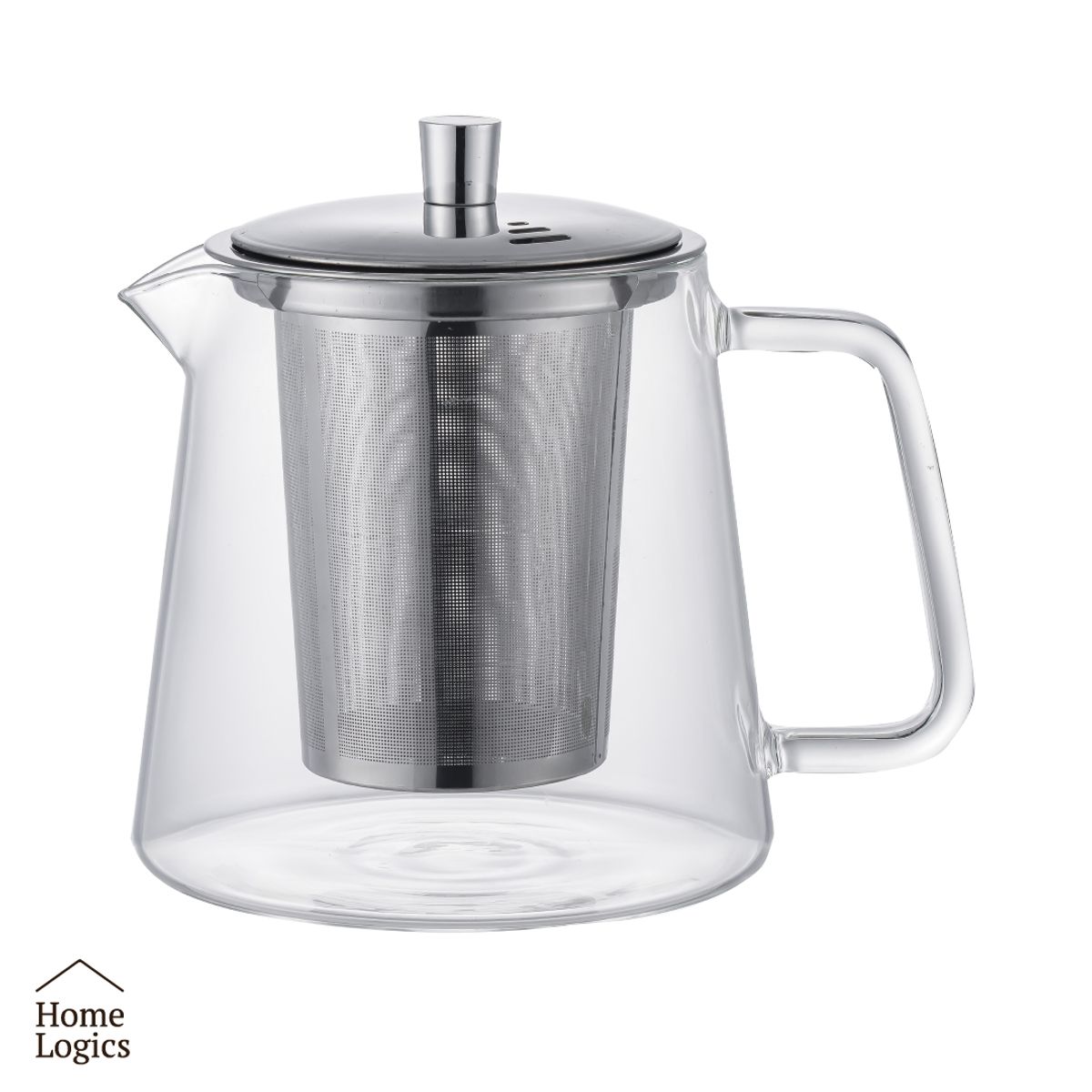 HOME LOGICS - Tetera Vidrio con Infusor Para Té Premium 1,2 L Home Logics Kiosclub