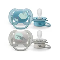 AVENT - Chupete Philips Ultra Soft 6-18meses Pajarito