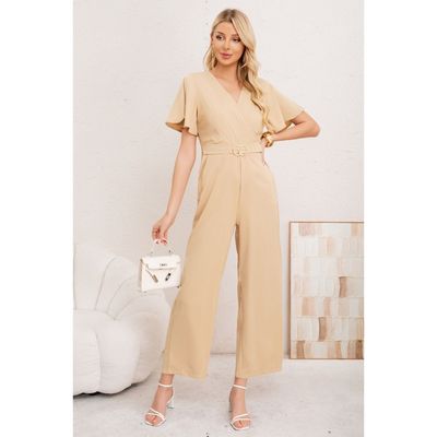 Imagen 2 del producto Enterito Mujer Semi Formal Largo Manga Corta con Argolla 3355