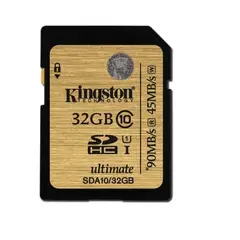 KINGSTON - Memoria Sd Hc 32gb Clase 10 Sda10/32gb 300x 90mbps