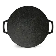 GENERICO - Sartén Coreano 30cm Parrilla Barbacoa Antiadherente Portátil