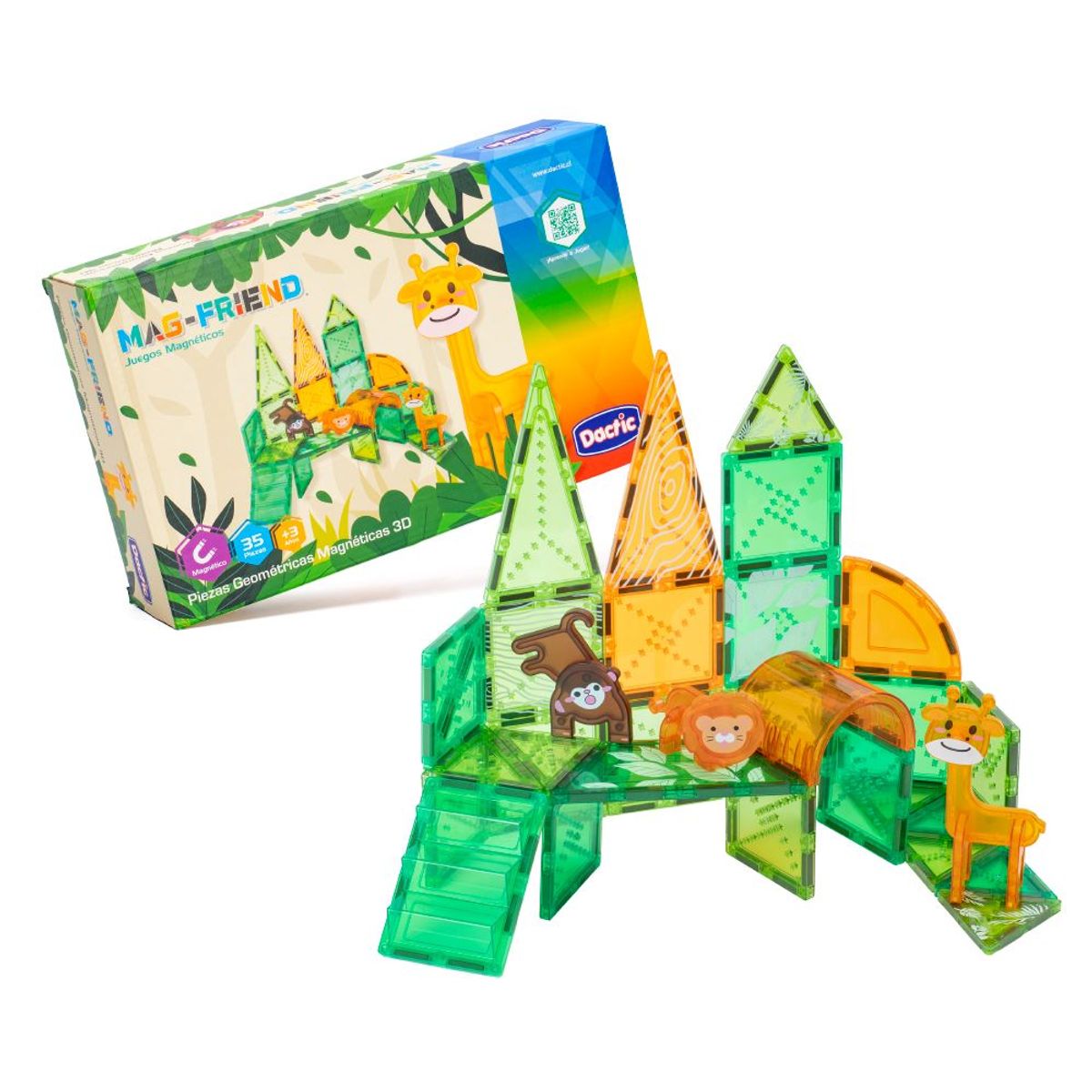 DACTIC - Jungla Magnética 3D Armable 35pzs MAG-FRIEND
