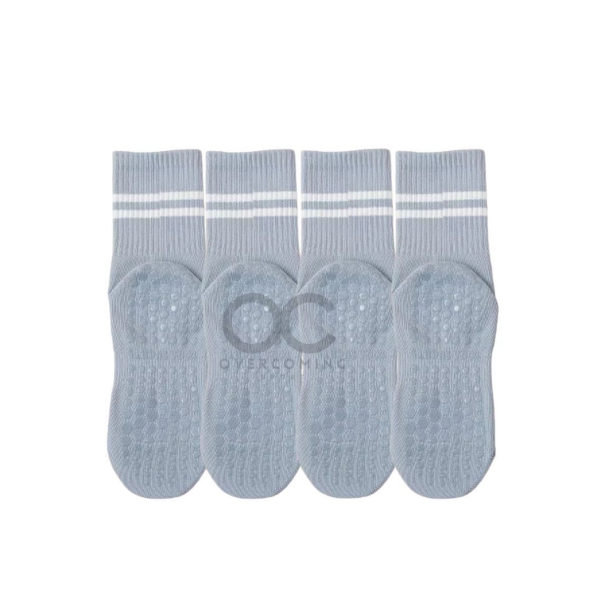 GENERICO - Calcetines Antideslizantes Algodon Yoga Fitness Set 4 Pares