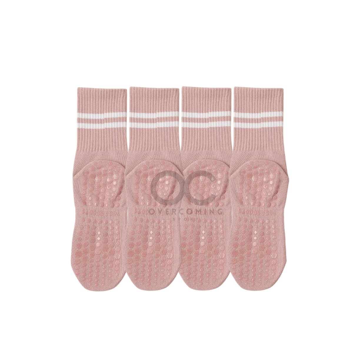 GENERICO - Calcetines Antideslizantes Algodon Yoga Fitness Set 4 Pares