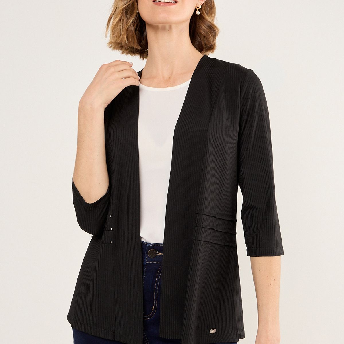 MA GRIFFE - Tapado Mujer Negro Magriffe