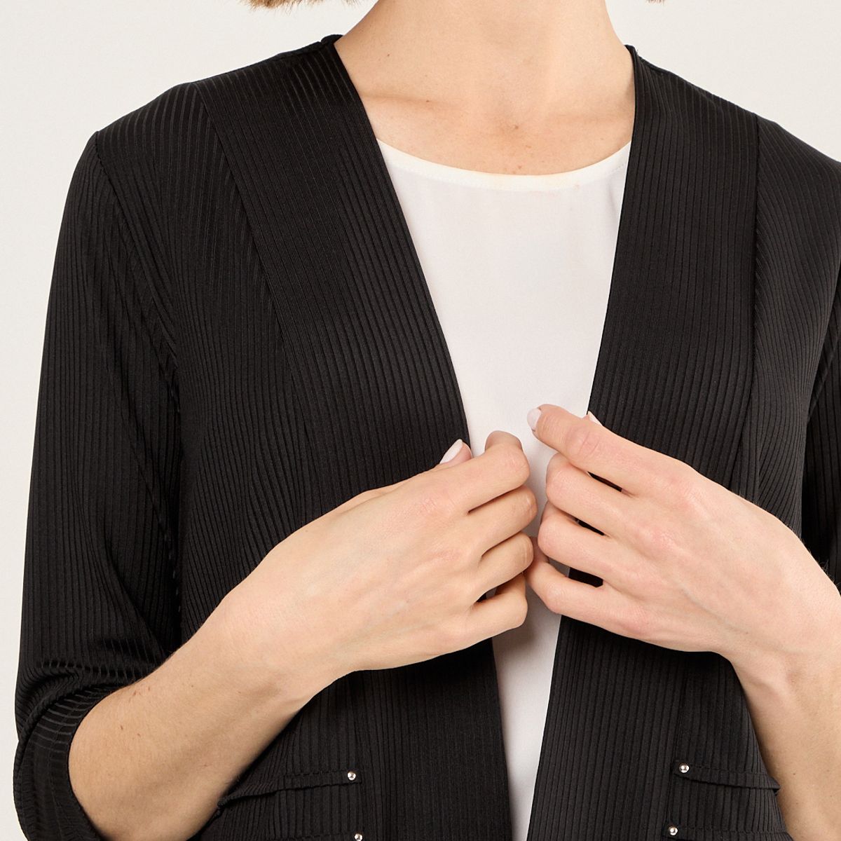 MA GRIFFE - Tapado Mujer Negro Magriffe