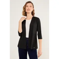 MA GRIFFE - Tapado Mujer Negro Magriffe