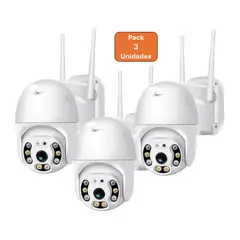 VIPA - Cámara Seguridad Exterior IP WIFI Full HD Robótica IP820 Pack 3 Unidades