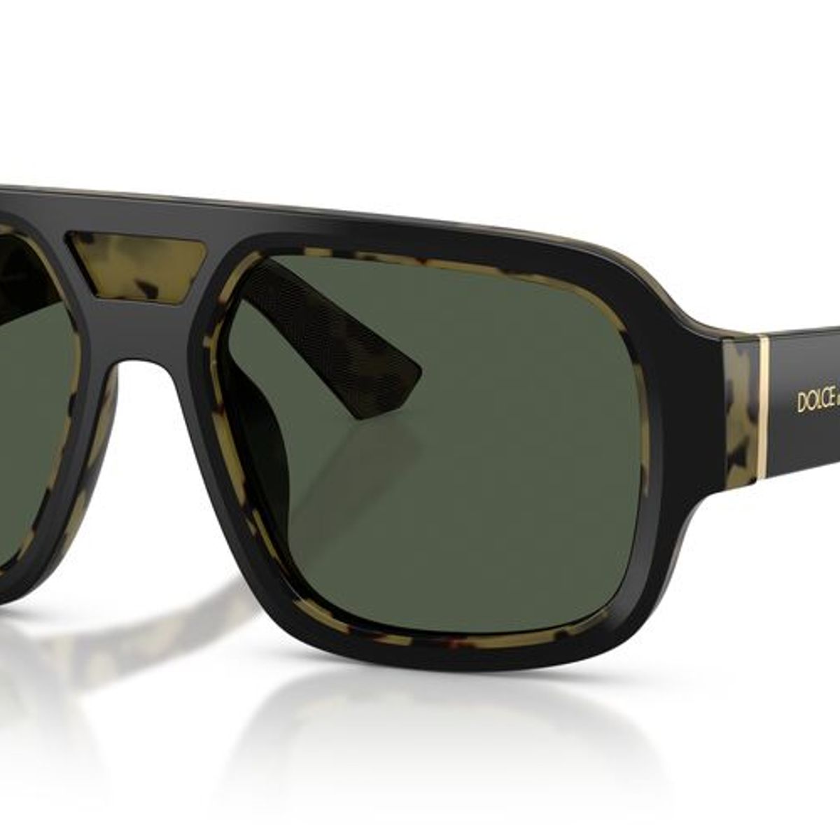 DOLCE&GABBANA - DG4516 Black On Yellow Havana Dark Green Polar Negro Hombre