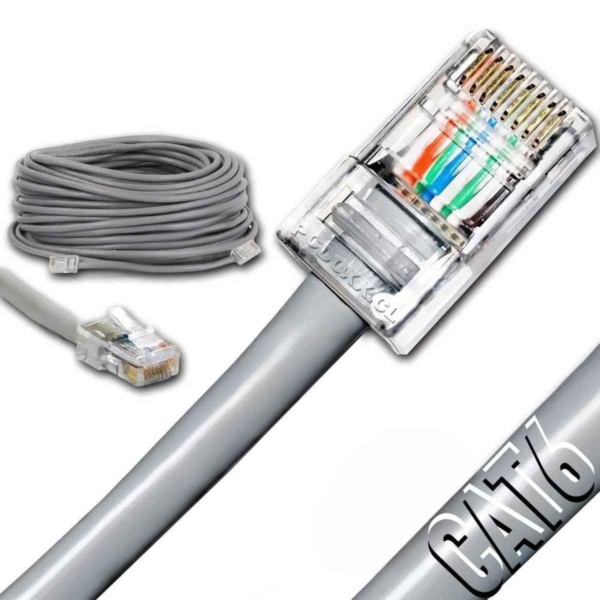 GEN - Cable Red 20 Mts Categoria 6 Rj45 Cat 6 Utp 1000mbps 10gbps