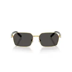 DOLCE&GABBANA - Anteojos De Sol Dolce DG2316 Gold Dark Grey Dorado Hombre