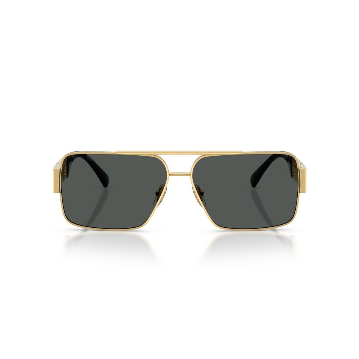 VERSACE - Anteojos De Sol Versace VE2290 Gold Dark Grey Dorado Hombre