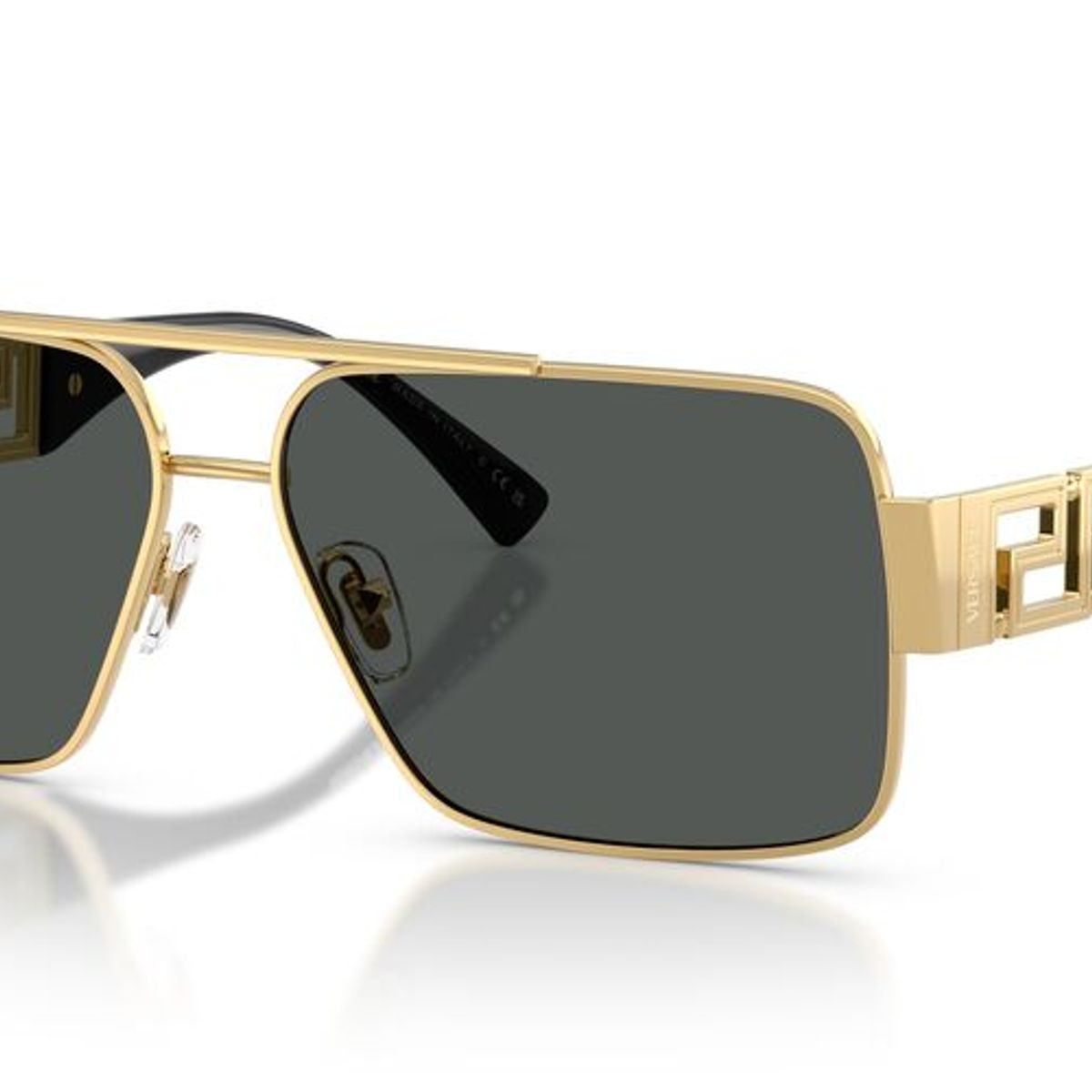 VERSACE - Anteojos De Sol Versace VE2290 Gold Dark Grey Dorado Hombre