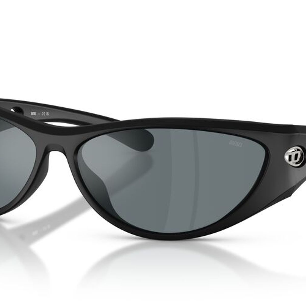 DIESEL - Anteojos De Sol Diesel DL3004U Matte Black Black Mirror Negro Unisex