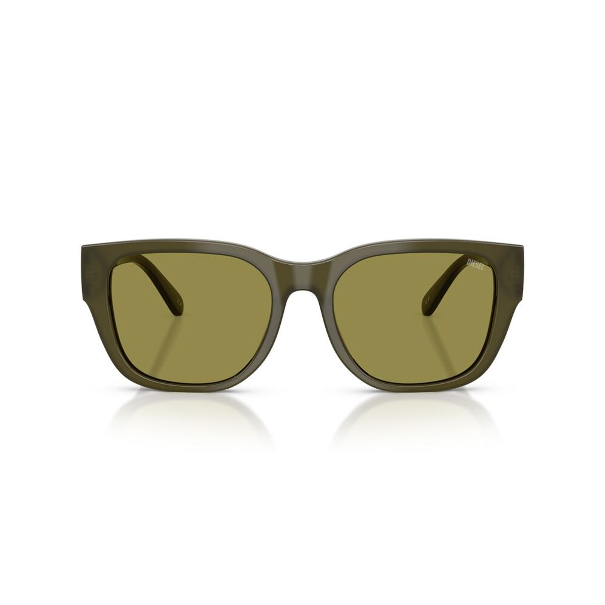 DIESEL - Anteojos De Sol Diesel DL2005 Solid Green Light Green Verde Unisex