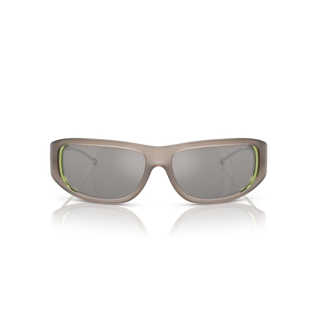 DIESEL - Anteojos De Sol Diesel DL3001 Shiny Opal Grey Mirror Grey Gris Unisex