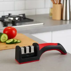 GENERICO - Afilador de Cuchillos New Line – 3 Etapas de Afilado Profesional