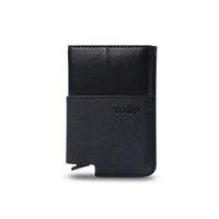 Porta Documentos Hombre Saffiano Tar con RFID Blocker Negro