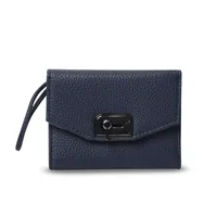 Billetera Mujer Smooth Ney con RFID Blocker Azul