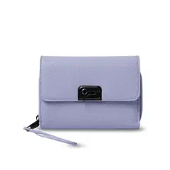 TOTTO - Billetera Mujer Smooth Cri con RFID Blocker Morada