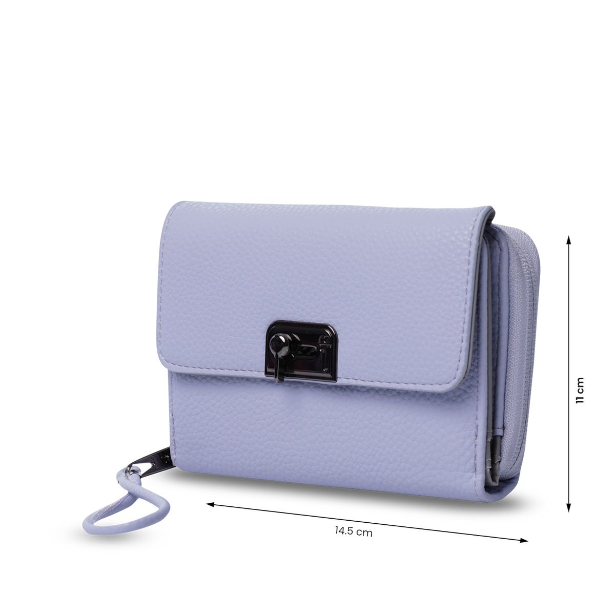 TOTTO - Billetera Totto Mujer Smooth Cri con RFID Blocker Morada
