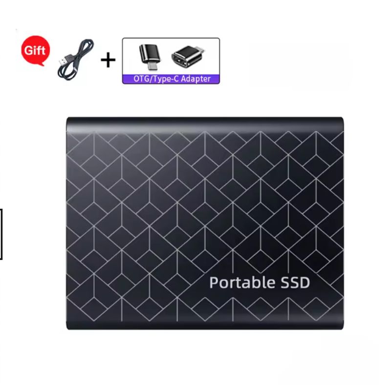 GENERICO - Disco Duro Externo  Negro 1TB USB31interfaz tipo C