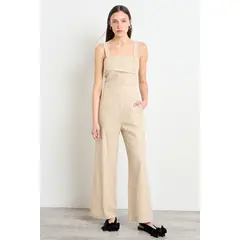 IO - Enterito Liso Mujer Beige