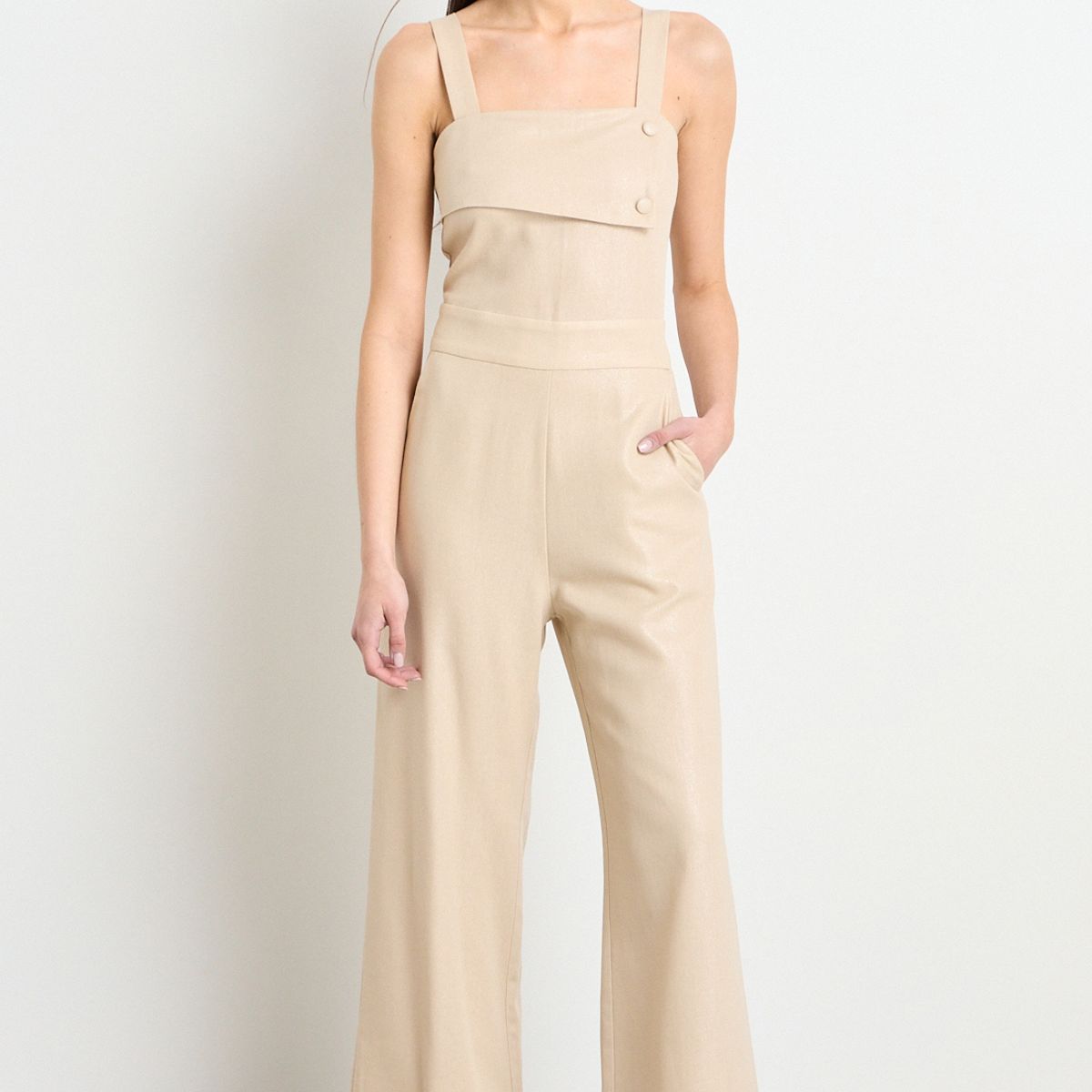 IO - Enterito Liso Mujer Beige Io