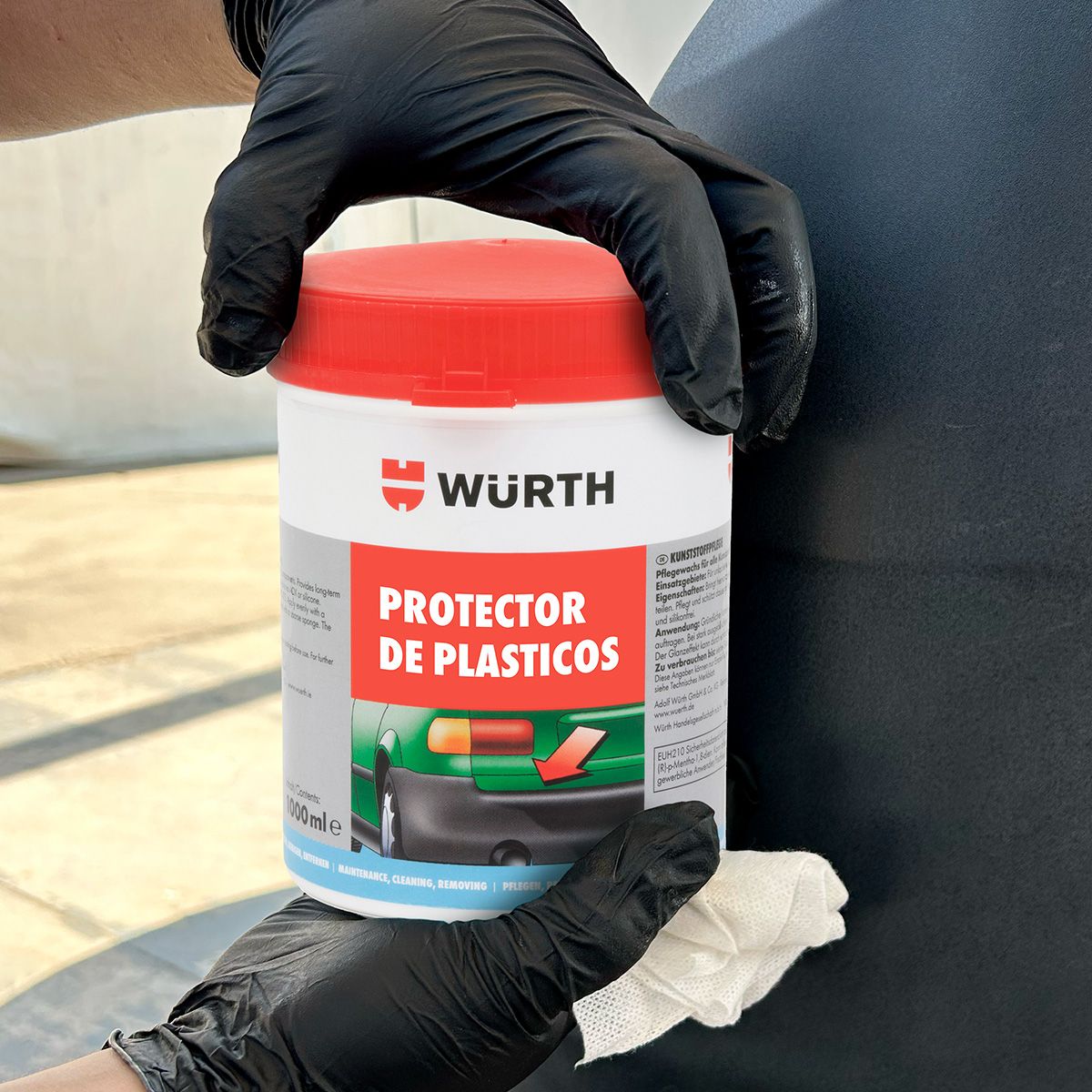 WURTH - Renovador De Plastico Y Goma Wurth 1 Litro