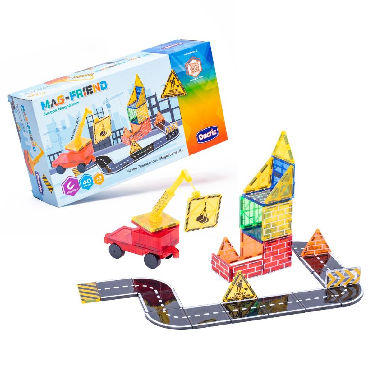 DACTIC - Pieza Geométrica Magnética 3D 40u MAG-FRIEND
