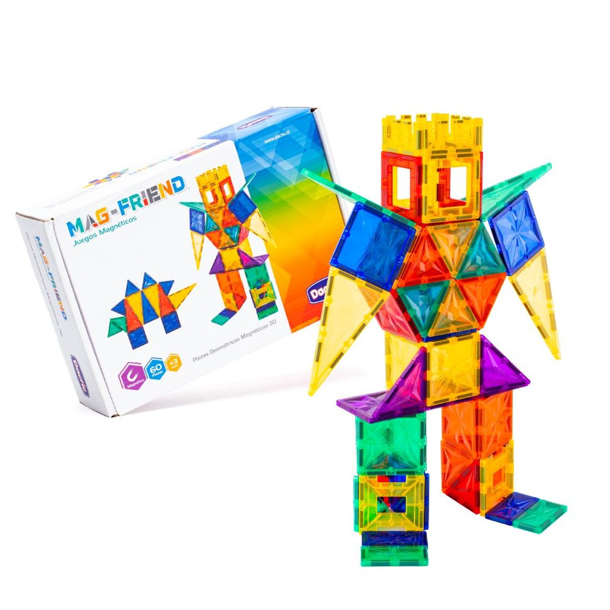 DACTIC - Pieza Geométrica Magnética 3D 60u MAG-FRIEND