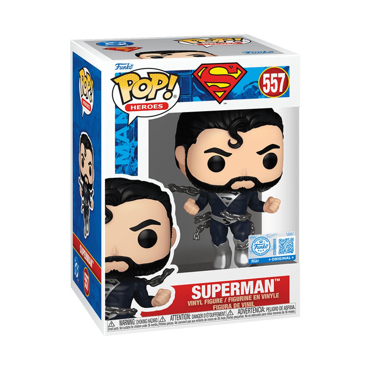 FUNKO - Funko Pop Superman Black Suit 557