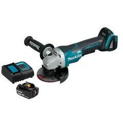MAKITA - Esmeril Angular 18 Volts 4-1/2'' Hombre Muerto Dga458 (3 Ah)